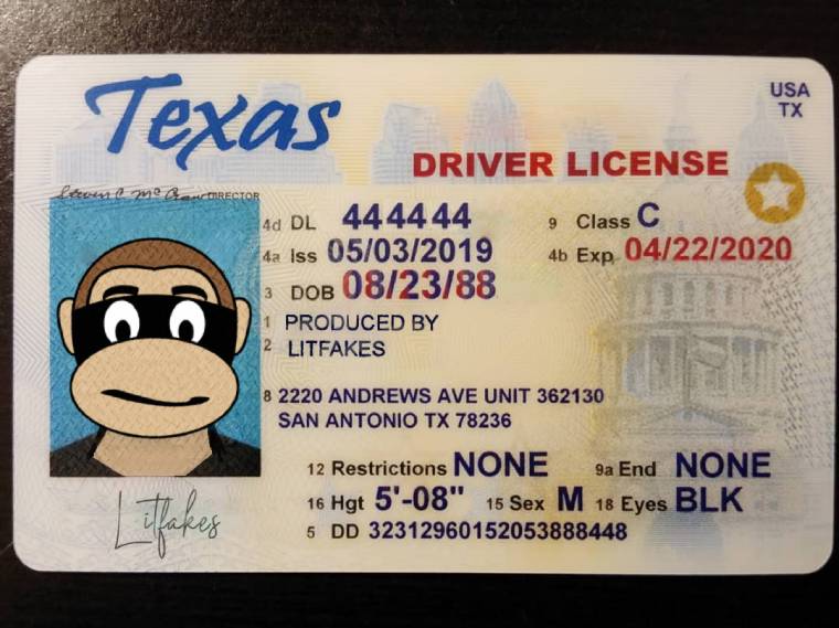 florida drivers license template